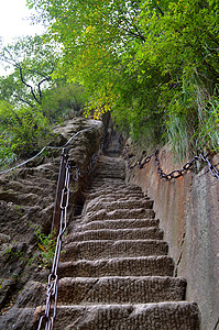 陕西西岳实拍自然风景照背景图片