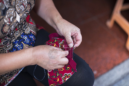 传承中国文化匠心手工缝制工艺品背景