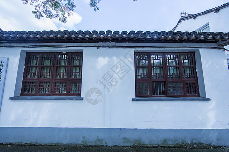 江南古镇中国元素背景图片