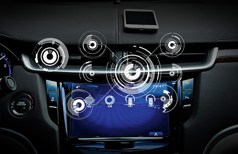  汽车仪表板网络科技车辆设计图片