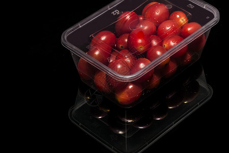 盒装食品番茄背景