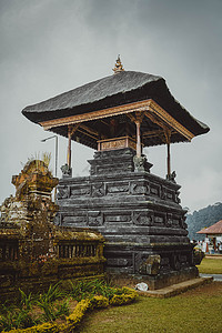 巴厘岛水神庙巴厘岛寺庙背景