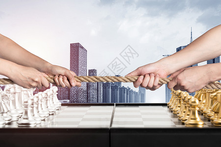 象棋比赛素材商业棋盘斗争设计图片