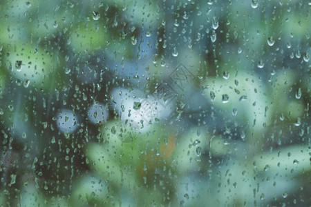 模拟雨点雨后的玻璃背景
