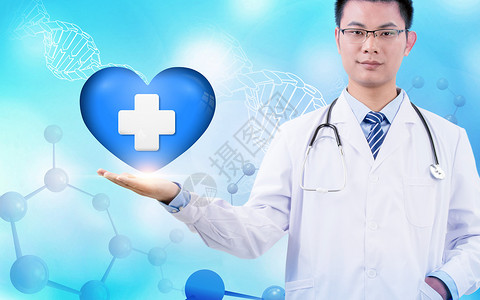 人类和心脏病的概念图片医疗背景设计图片