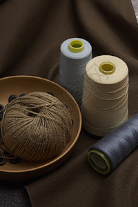毛线织物布料静物背景图片
