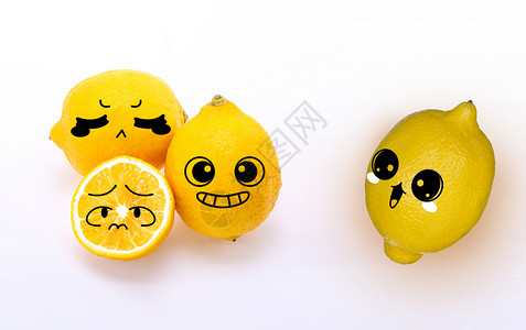 水果可爱表情橙子表情设计图片