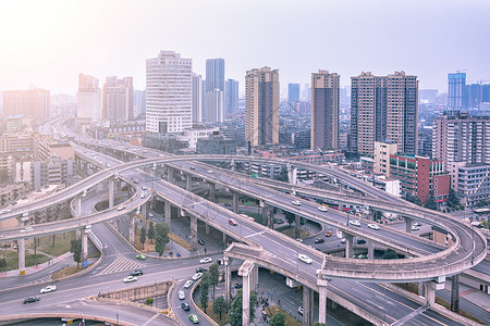 交通网图成都营门口高架桥背景