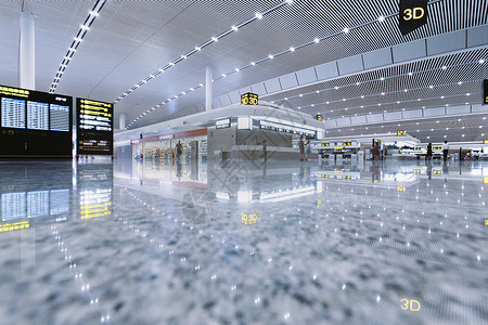 机场内部素材重庆t3航站楼背景