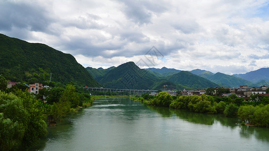 一统江山江山廿八都唯美风景背景