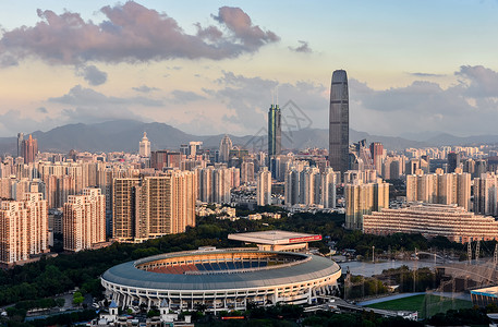 深圳城市建筑风光背景图片