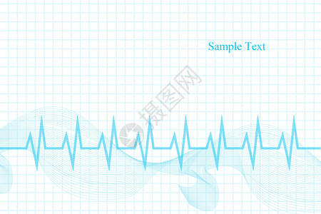 创意心电图文本高清图片