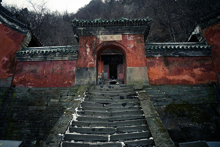 纪仙山道教仙山武当山风景背景