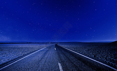 公路路徽素材旅游胜地美丽的星空风光背景