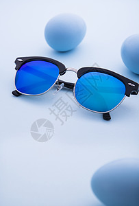 单球太阳镜光学镜时尚眼镜素材背景