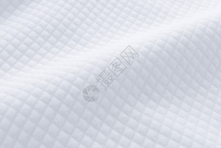 棉白色细节床罩高清图片