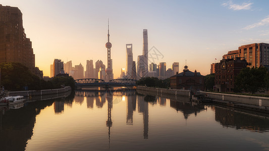 上海东方明珠城市建筑风光高清图片