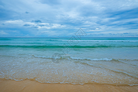 沙海滩泰国普吉岛美景背景