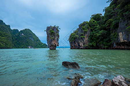 泰国普吉詹姆斯邦德岛背景图片