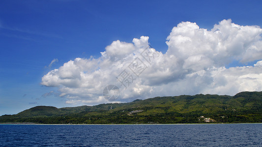 纳贝莫诺菲律宾唯美海峡海域照片背景