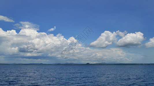 菲律宾唯美海峡海域照片背景图片