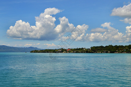 纳贝莫诺菲律宾唯美海峡海域照片背景