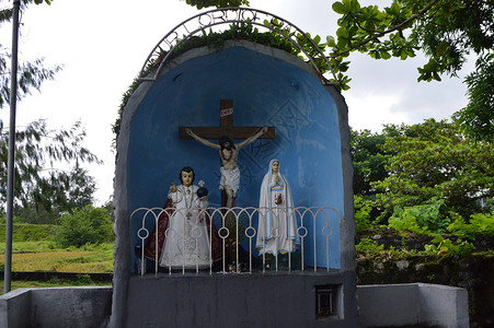 菲律宾黎牙实比天主教堂菲律宾国教天主教背景图片