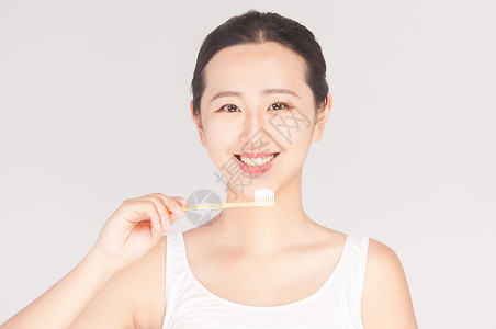 面具DIY女性口腔护理背景