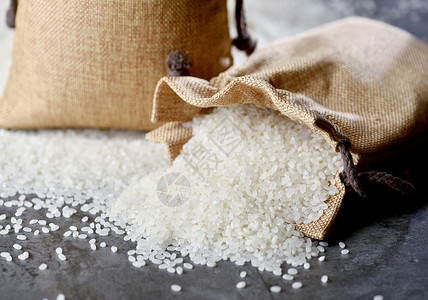 扁平米饭米背景