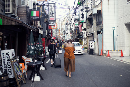 日本街道日本姬路城高清图片