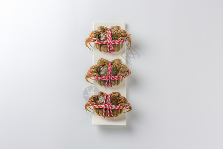 螃蟹桌布蟹肉丸高清图片