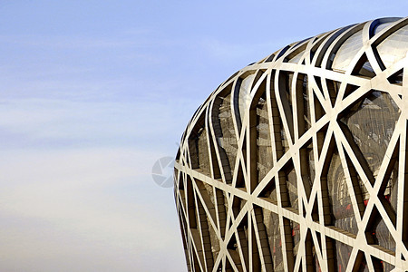 鸟巢建筑钢铁高清图片