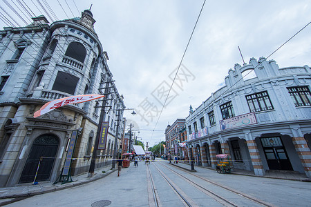 老上海场景老上海影视场景老式建筑背景