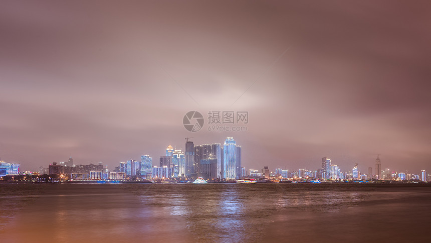 长江城市夜景图片