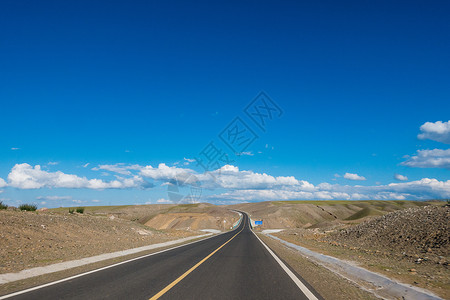 平坦公路新疆 阿拉山口公路背景