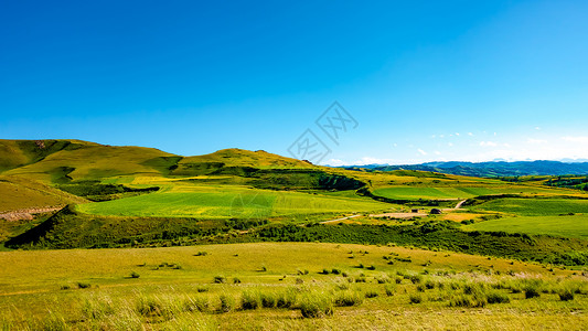 田野山坡新疆昌吉自然风光背景