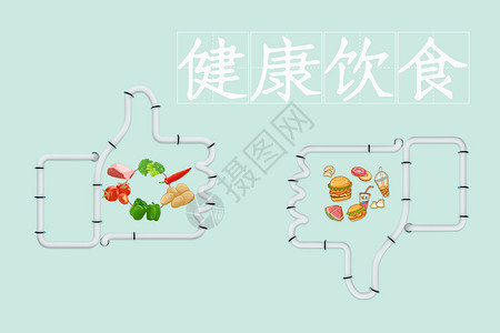 营养鸡排健康饮食设计图片