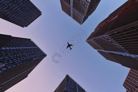 孤独飞机万达广场素材高清图片