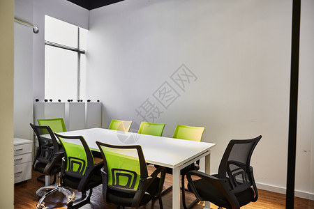 绿色创意椅子办公会议室背景