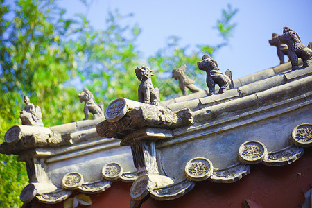 老北京的房檐图片