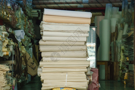 书法用纸素材北京琉璃厂里书画用的宣纸背景