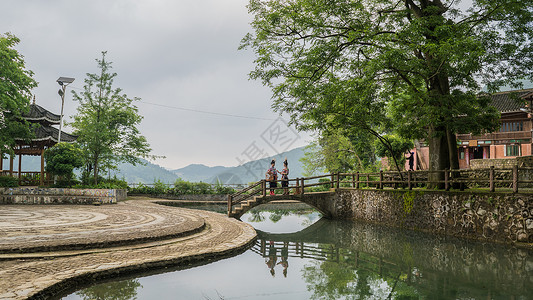 贵州白茶之乡中国鸟笼之乡贵州卡拉寨苗家女背景