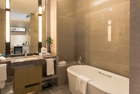 酒店卫生间浴室高清图片