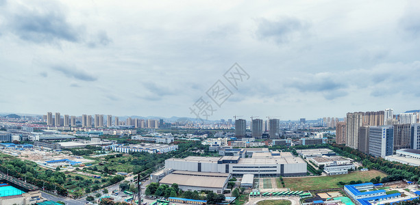 南京城市鸟瞰背景图片