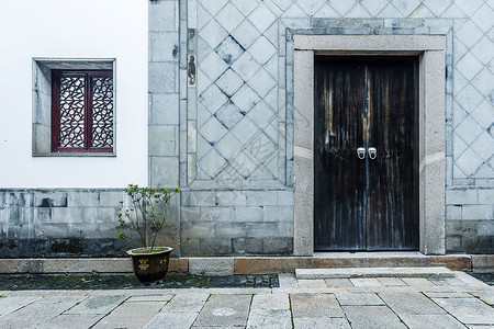 关好门窗中国传统门窗背景背景