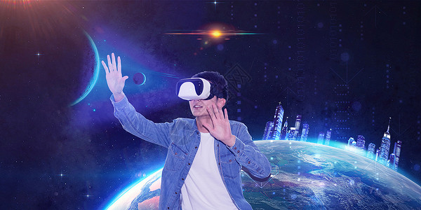 VR世界背景图片