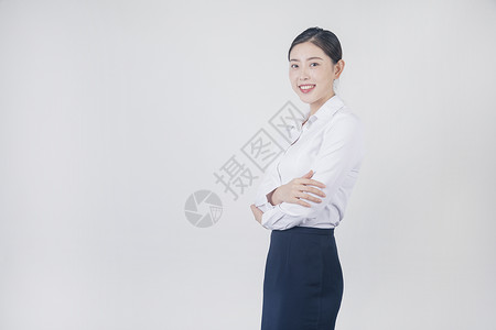 自信的职场女性图片