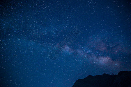 星座分析繁星点点的夜空背景