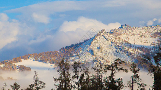 阿勒泰滑雪新疆风光图片摄影背景