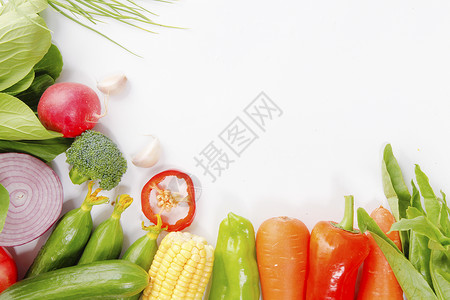 素食的新鲜蔬菜背景